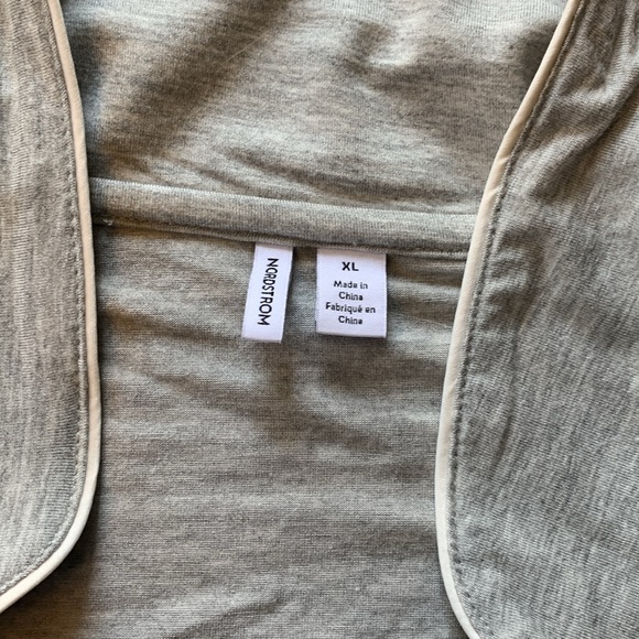 NWOT-Nordstrom-XL -Light Heather Grey Wolf- LS With Pants - Picture 8 of 11